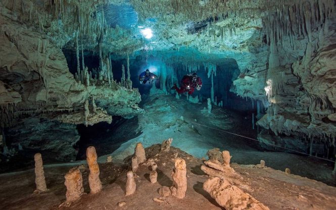 World’s Largest Underwater/Flooded Cave in Mexico  The combined cave will be known as Sac Actun system.